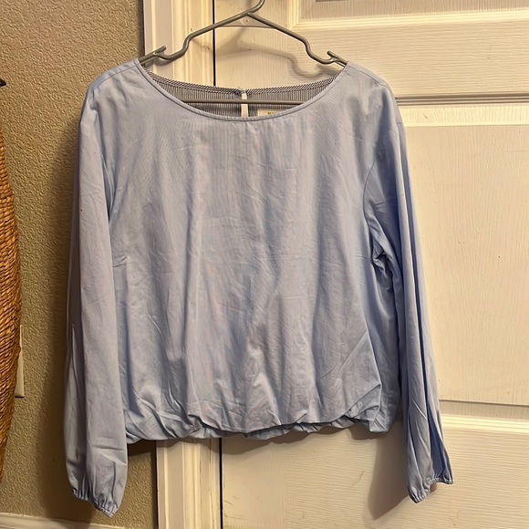 Maeve by Anthropologie size Medium chambray long sleeve shirt - Picture 2 of 3